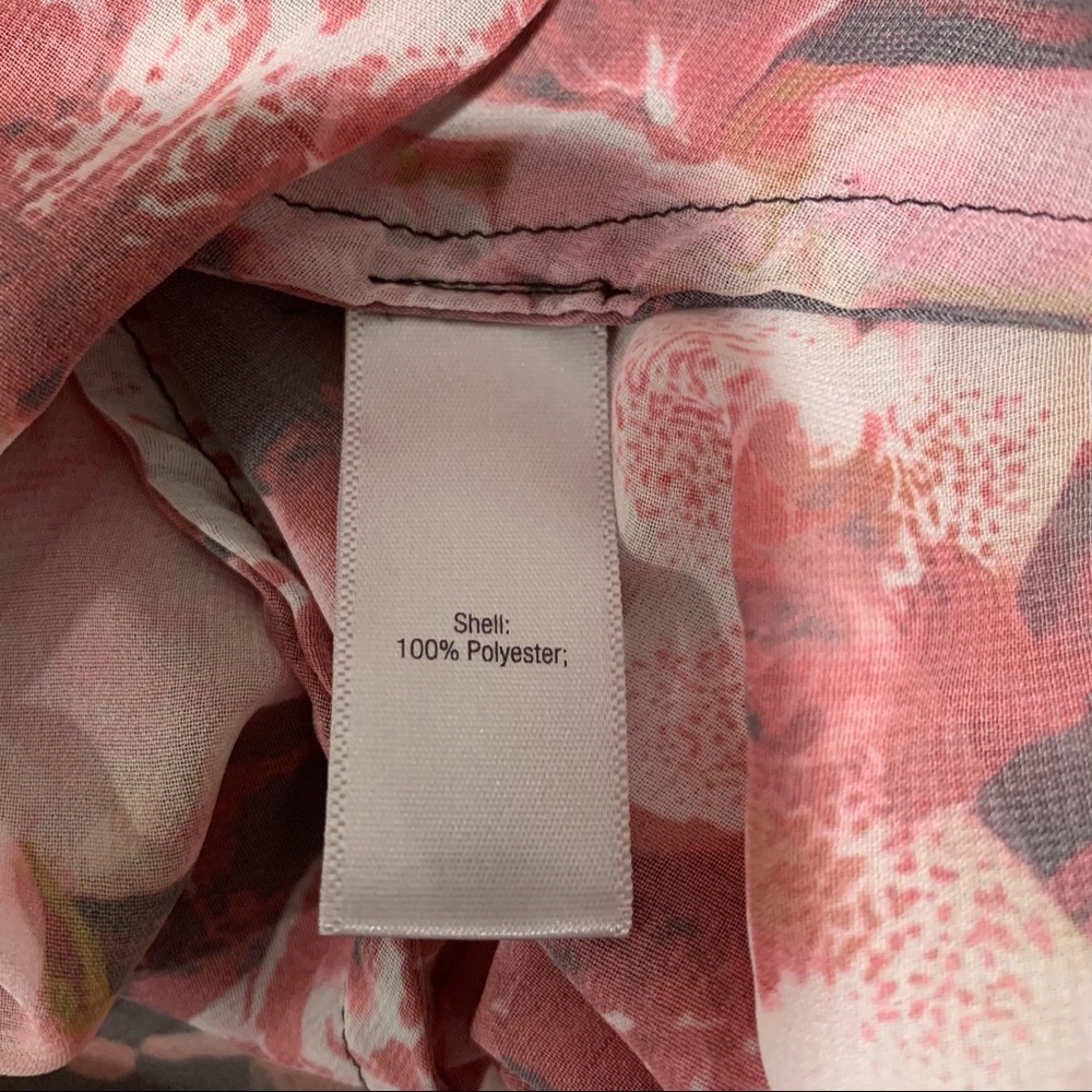 Jennifer Lopez lightweight floral blouse size xs - Picture 4 of 9